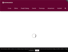 Tablet Screenshot of dermamed.com.pl